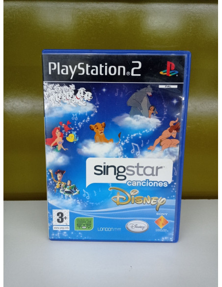 9-9-65792-1-Videojuego PS2 Singstar Canciones Disney