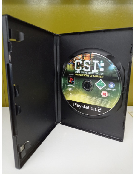 9-9-65793-2-Videojuego PS2 CSI: Crime Scene Investigation 3 Dimnsions Of Murder