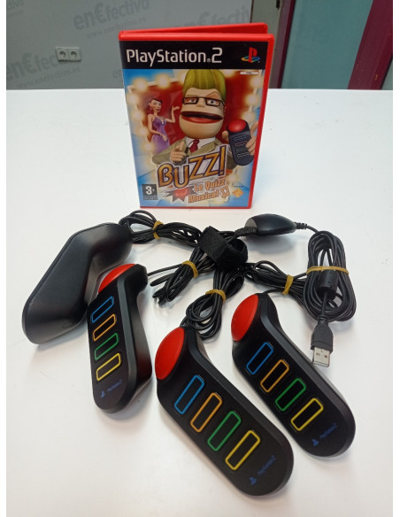 9-9-65802-1-Videojuego PS2 Buzz Le Quizz Musical