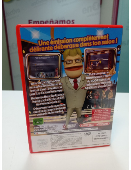 9-9-65802-3-Videojuego PS2 Buzz Le Quizz Musical