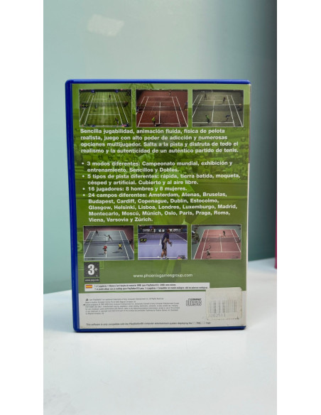 9-9-66368-1-Videojuego PS2 European Tennis Pro