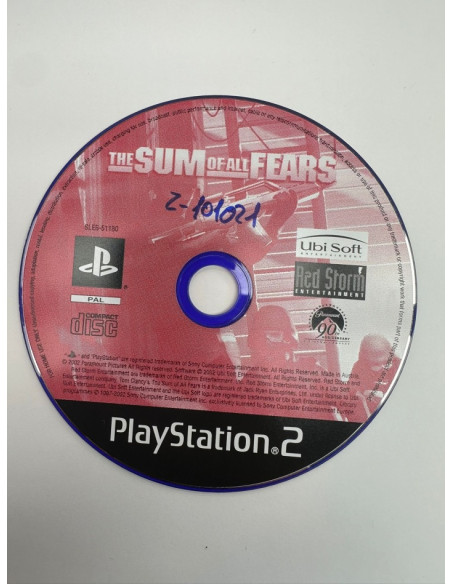 9-9-67340-1-Videojuego Ps2 The sum of all Fears