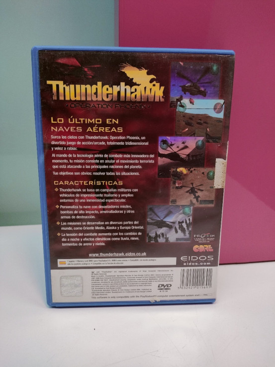 9-9-69292-2-Videojuego PS2 Thunderhawk Operation Phoenix