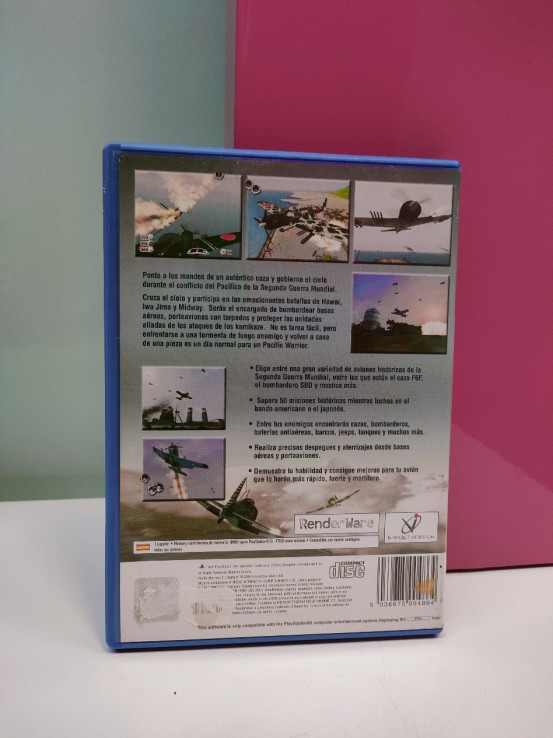 9-9-69295-3-Videojuego PS2 Pacific Warriors II