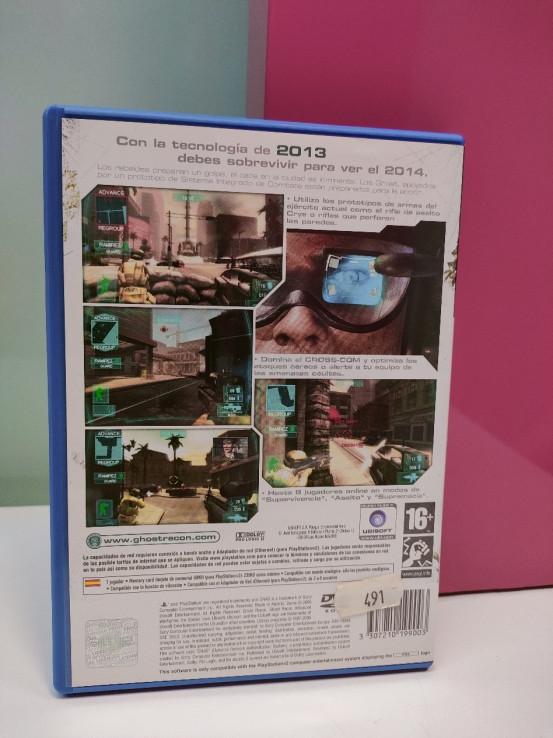 9-9-69300-2-Videojuego PS2 Tom Clancy's Ghost Recon Advanced Warefighter