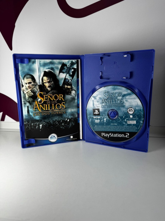 9-9-71463-2-Videojuego PS2 el señor de los anillos las dos torres