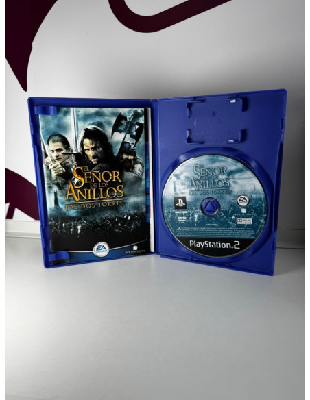 9-9-71463-2-Videojuego PS2 el señor de los anillos las dos torres