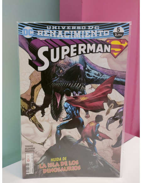 9-9-48709-1-Cómic Superman: Huída de la isla de los dinosaurios n.5
