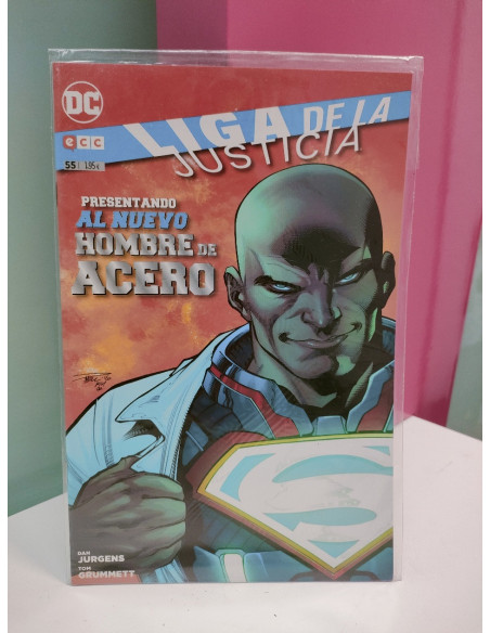 9-9-54470-1-Cómic Liga de la justicia: El nuevo hombre de acero n.55