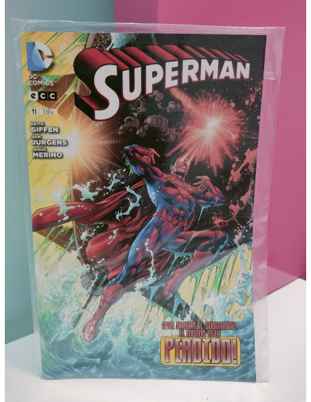 9-9-54474-1-Cómic Superman Por salvar el submarino, el mundo está perdido n.11