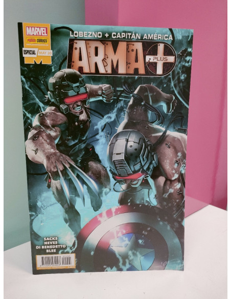 9-9-48701-1-Cómic Lorenzo Capitán América Arma plus 