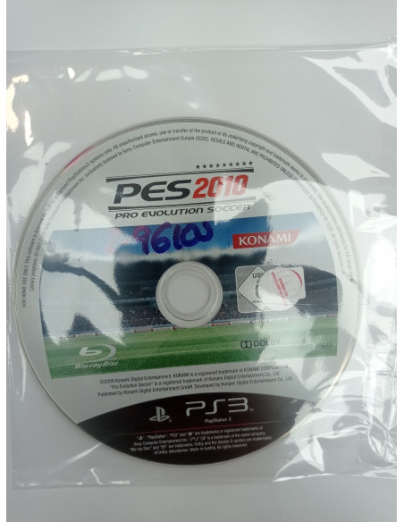 9-9-64969-1-Videojuego Ps3 Pro Evo Soccer 2010 (sin caratula)
