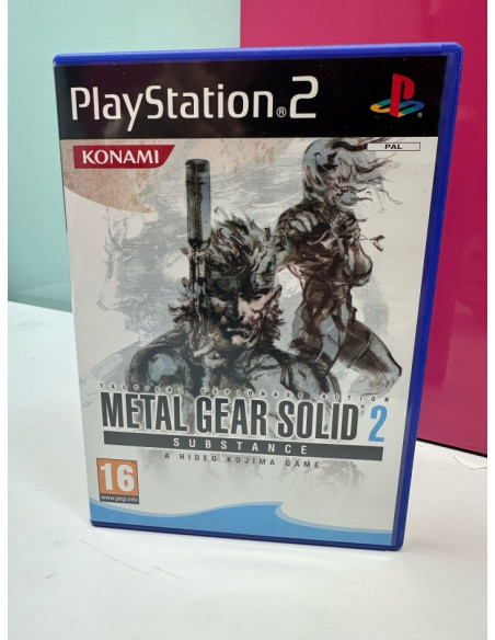 9-9-69473-1-Videojuego PS2 Metal gear solid 2 Substance