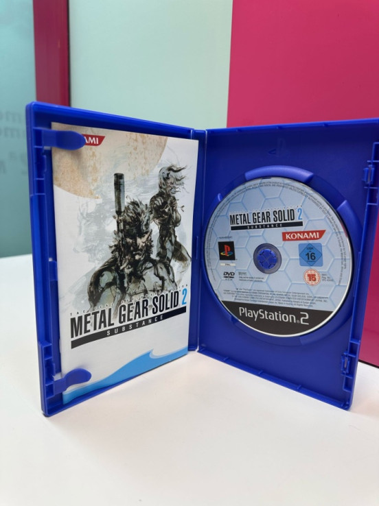 9-9-69473-2-Videojuego PS2 Metal gear solid 2 Substance