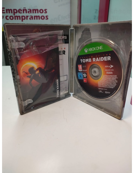9-9-70938-4-Videojuego Xbox One Shadow of the Tomb Raider Steelbook