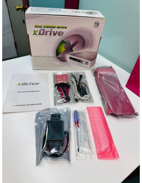 9-9-64848-1-Accesorio Xbox 360 X drive 2nd xb360 drive Kit (sin uso)