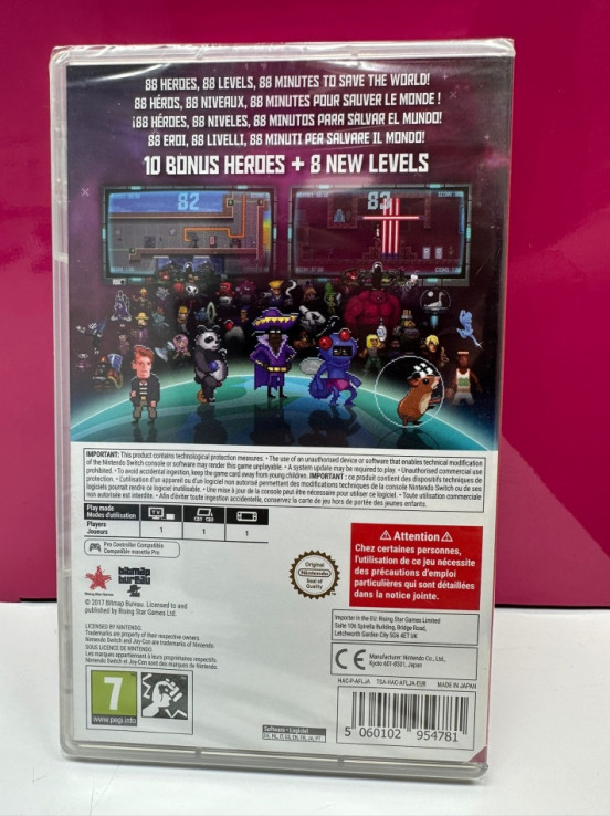 9-9-58955-2-Videojuego Nintendo Switch 88 Heroes Edition Precintado