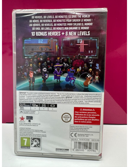 9-9-58955-2-Videojuego Nintendo Switch 88 Heroes Edition Precintado