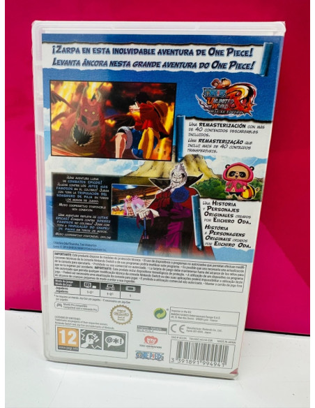 9-9-57454-6-Videojuego Nintendo Switch one piece unlimited world precintado