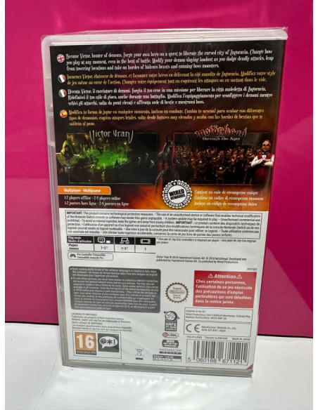 9-9-59736-2-Videojuego Nintendo Switch Victor Vran precintado