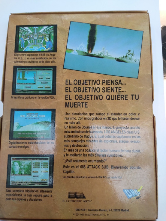 9-9-55760-2-Videojuego Retro 688 attack sub pal esp