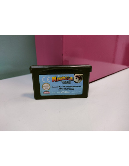 9-9-67222-1-Videojuego GBA Madagascar Operacion Pinguino