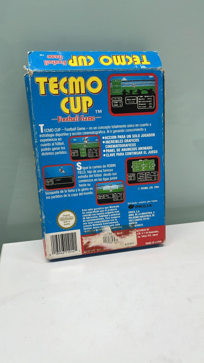 9-9-61720-3-Videojuego NES Tecmo Cup