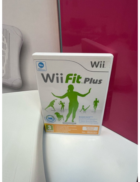 9-9-69746-2-Videojuego Wii Fit Plus Tabla 