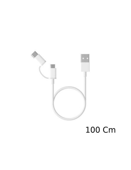 9-9-70228-1-Cable Mi 2 in 1 USB Micro USB to Type C