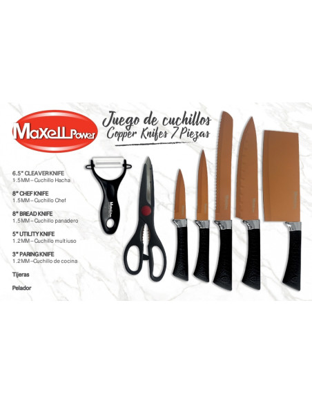 9-9-70350-1-Set de cuchillos MPC1 cooper black