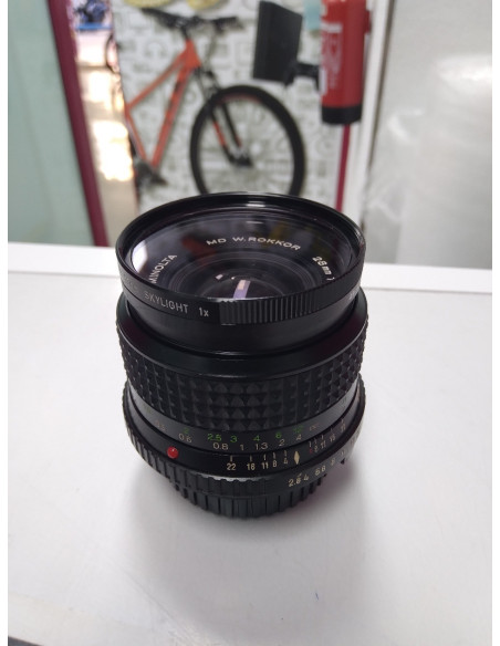 9-9-54831-1-Objetivo Minolta Md W.rokkor 28mm 1:2,8