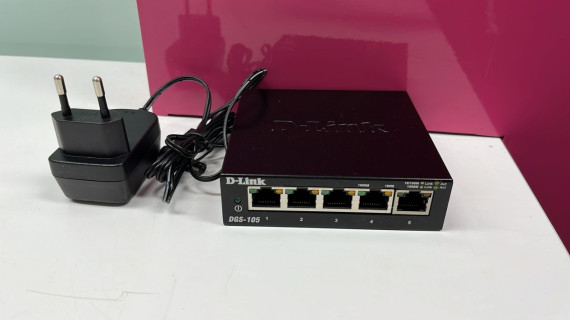 9-9-61154-2-Periféricos D-Link DGS-105 Switch 5 Puertos 10 100 1000Mbps
