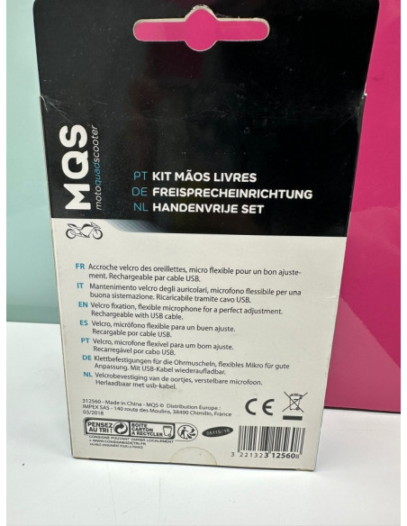 9-9-62089-3-Kit manos libres Kit manos libres moto MQS moto quad scooter