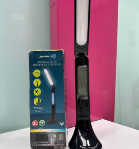 9-9-62421-1-Hogar Y Complementos Lámpara Led De Sobremesa Con Reloj 2