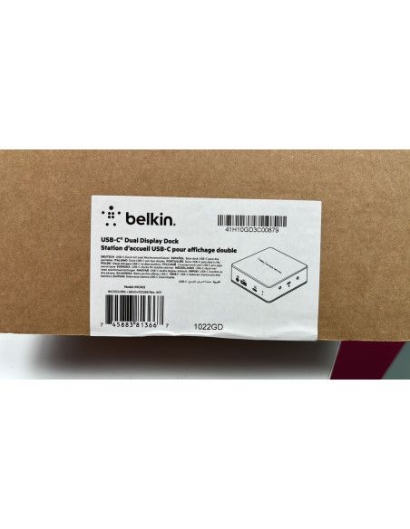 9-9-62611-3-Informática Dockstation Belin Dual Display C Sin Uso