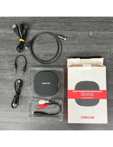 9-9-65981-1-Accesorio TV Video Receptor Y Transmisor Bluetooth Fonestar