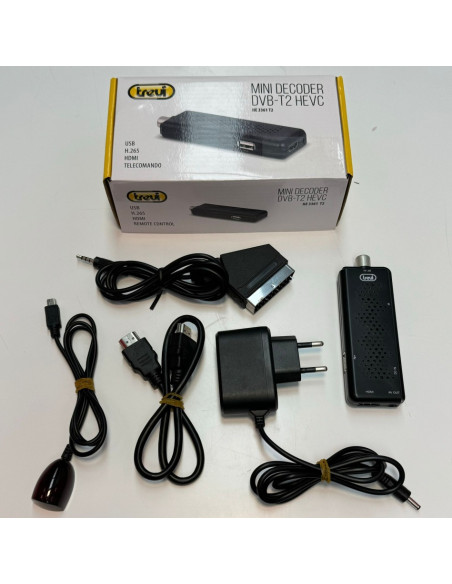 9-9-66441-1-Sintonizador TDT Mini Decoder DVB-T2 HECV
