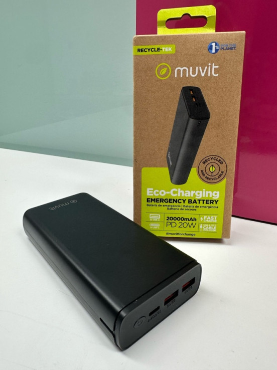 9-9-69411-2-Bateria Portatil Muvit Eco Chargin 20000mah Mcchp0005 (sin Uso)
