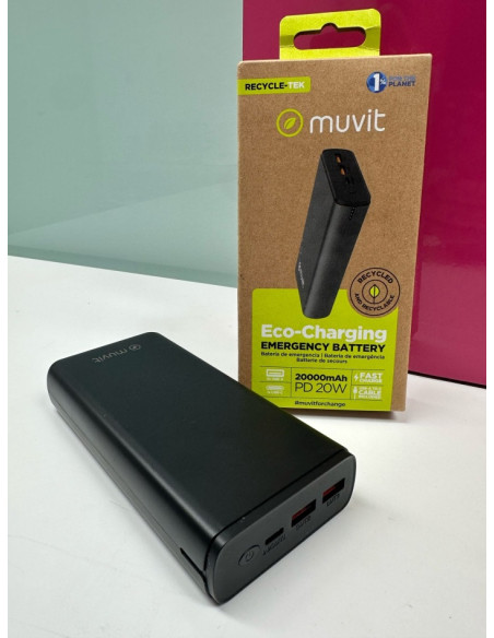 9-9-69411-2-Bateria Portatil Muvit Eco Chargin 20000mah Mcchp0005 (sin Uso)