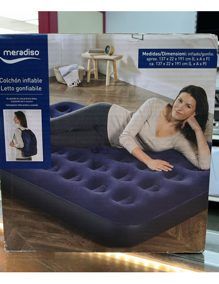 9-9-58360-1-Hogar Y Complementos Colchon Inflable Meradiso 1.37x22x1.91