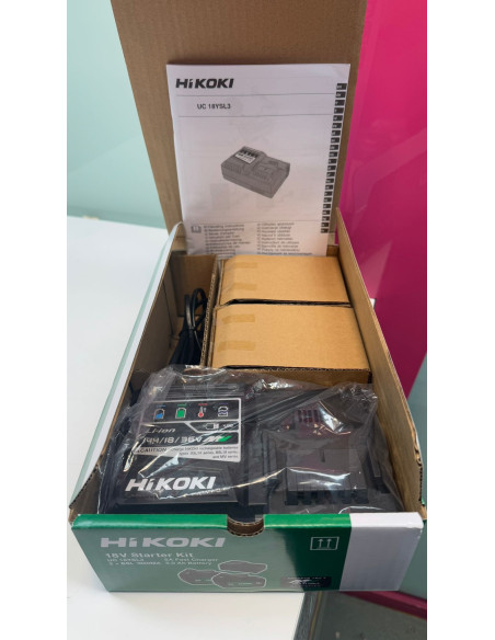 9-9-68162-1-Herramientas eléctricas Cargador uc18ysl3 2 baterías 5ah (sin uso)