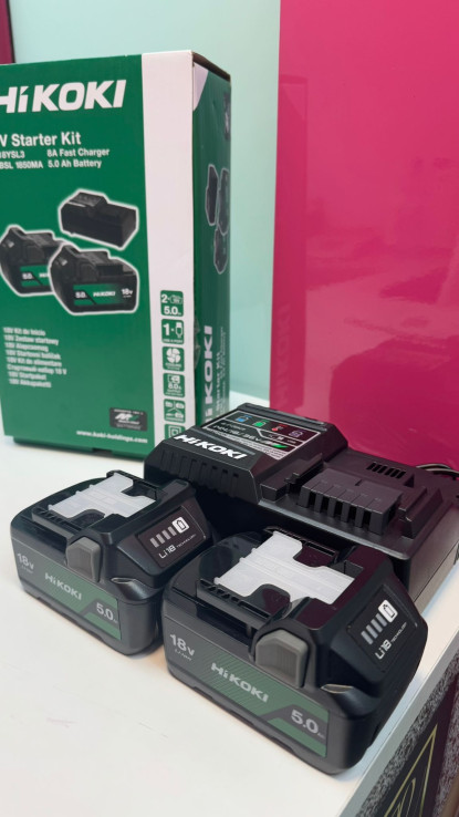 9-9-68162-5-Herramientas eléctricas Cargador uc18ysl3 2 baterías 5ah (sin uso)