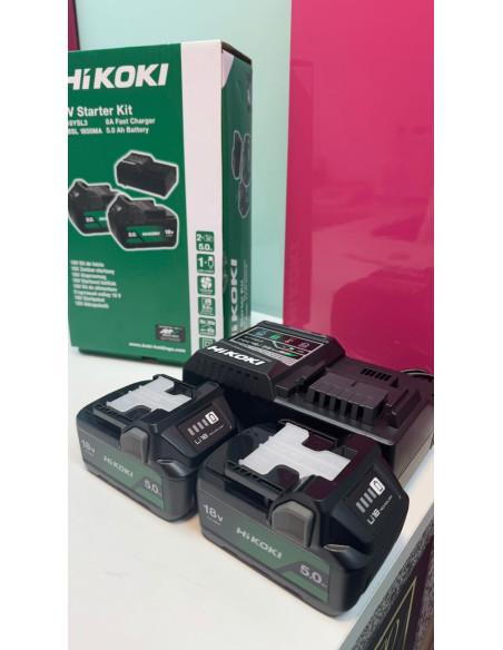 9-9-68162-5-Herramientas eléctricas Cargador uc18ysl3 2 baterías 5ah (sin uso)