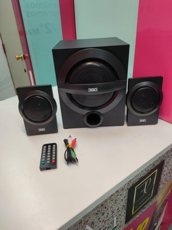 9-9-70727-2-Altavoces PC 3GO BLUETOOTH Y750 100W 2.1 NEGRO 
