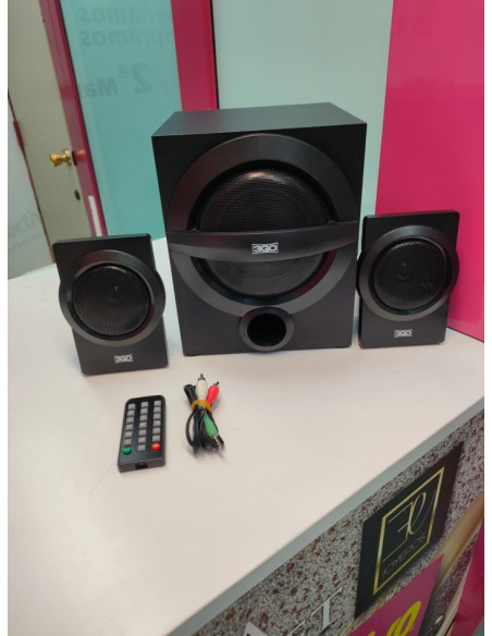 9-9-70727-2-Altavoces PC 3GO BLUETOOTH Y750 100W 2.1 NEGRO 
