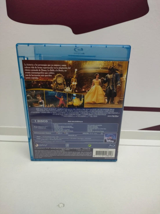 9-9-71761-2-Película Bluray BLu-ray la bella y la bestia