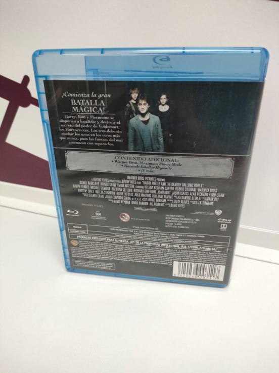 9-9-71772-3-Película Bluray Harry potter y las reliquias de la muerte parte 1