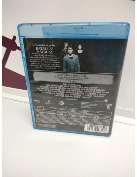 9-9-71772-3-Película Bluray Harry potter y las reliquias de la muerte parte 1