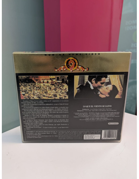 9-9-68587-1-CD, vinilos y casetes VHS lo que el viento se llevo 1 y 2