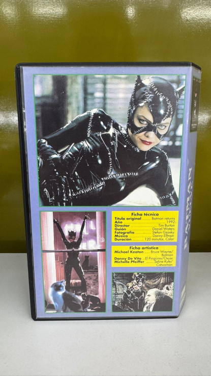 9-9-68603-2-TV y vídeo Video VHS Batman vuelve